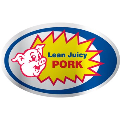 Lean Juicy Pork (w / pig) Label