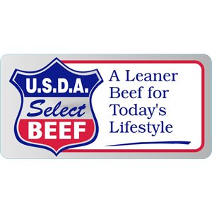 USDA Select Beef A Leaner Label