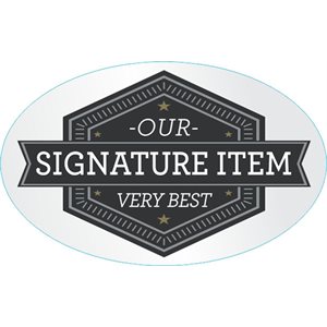 Signature Item / Our Very Best Label