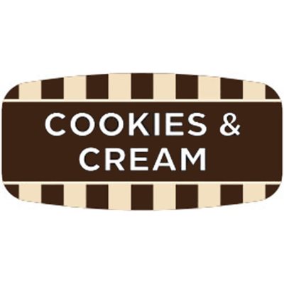 Cookies & Cream Label