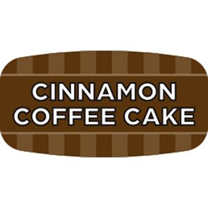 Cinnamon Coffee Cake Label