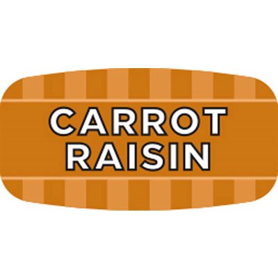 Carrot Raisin Label