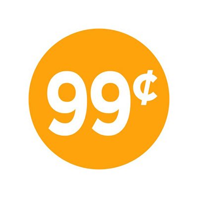 99¢ (icon) Label