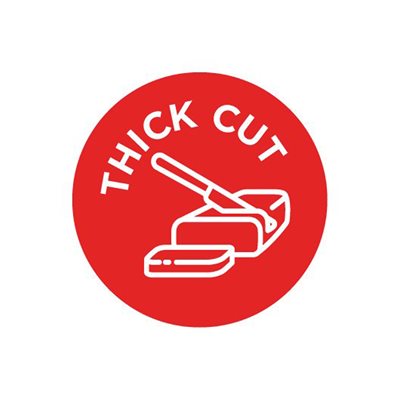 Thick Cut (icon) Label