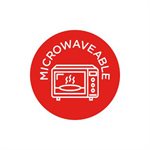 Microwaveable (icon) Label
