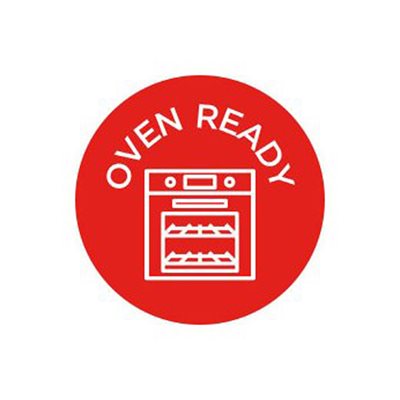 Oven Ready (icon) Label