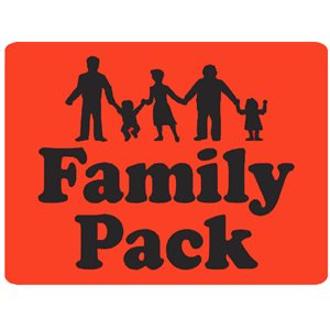 Family Pack (w / People) Label