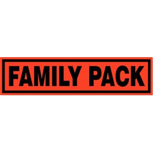 Family Pack Label