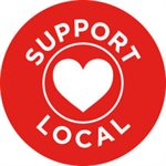 Support Local (icon) Label