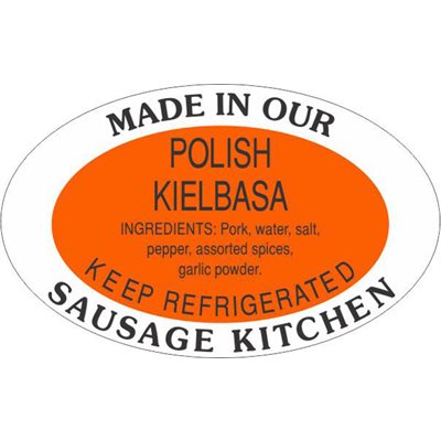 Polish Kielbasa / Made in Our..Kitchen Label