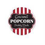 Gourmet Popcorn Freshly Made Label
