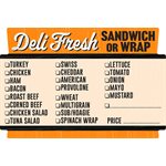 Deli Fresh Sandwich or Wrap Checkoff Label