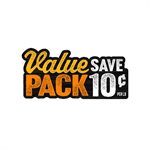 Value Pack Save 10¢ Label