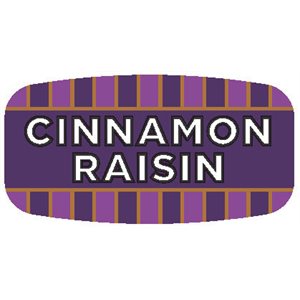 Cinnamon Raisin Mini Flavor Label
