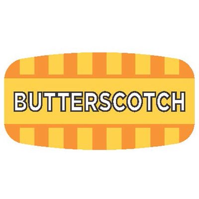Butterscotch Mini Flavor Label