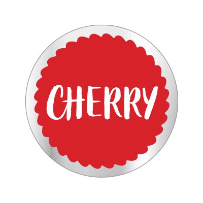 Cherry Flavor Label
