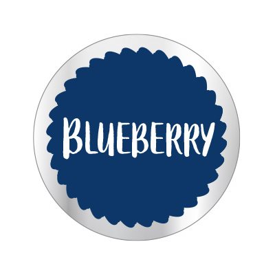 Blueberry Flavor Label