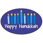 Happy Hanukkah Label