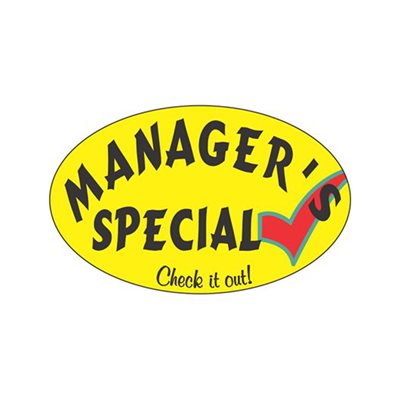 Manager's Special (Check it Out) Label
