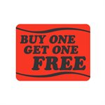 Buy one Get One Free (wave) Label