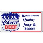 USDA Choice Beef Restaurant Label
