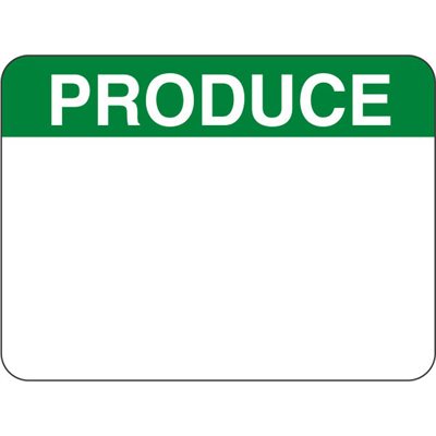 Produce (write on) Label