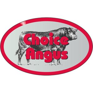 Choice Angus (w / steer) Label