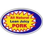 All Natural Lean Juicy Pork Label