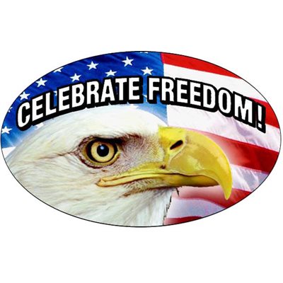 Celebrate Freedom (w / eagle & flag) Label