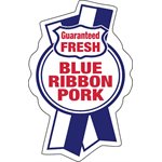 Blue Ribbon Pork Label