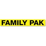 Family Pak Label