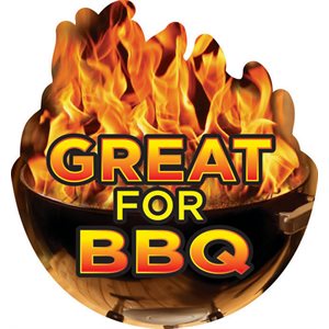 Great for BBQ Label