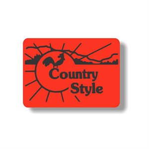 Country Style (w / Rooster) Label