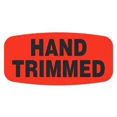 Hand Trimmed Label