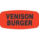 Venison Burger Label