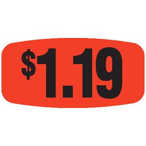 $1.19 Label