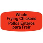 Whole Frying Chicken / Pollos Enteros para Freir Label