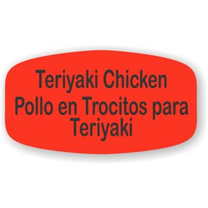 Teriyaki Chicken - Pollo.... Label