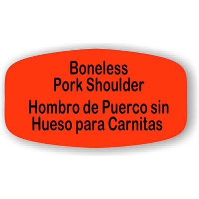Boneless Pork Shoulder / Hombro de Puerco sin Hueso para Carnitas Label