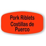 Pork Riblets / Costillas de Puerco Label