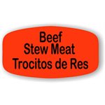 Beef Stew Meat / Trocitos de Res Label