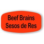 Beef Brains / Sesos de Res Label