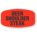 Deer Shoulder Steak Label