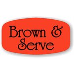 Brown & Serve Label