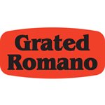 Grated Romano Label