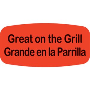 Great on the Grill / Grande en la Parrilla Label