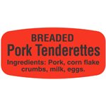 Pork Tenderettes (w / ing) Label