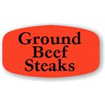 Ground Beef Steaks Label