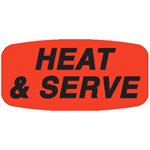 Heat & Serve Label