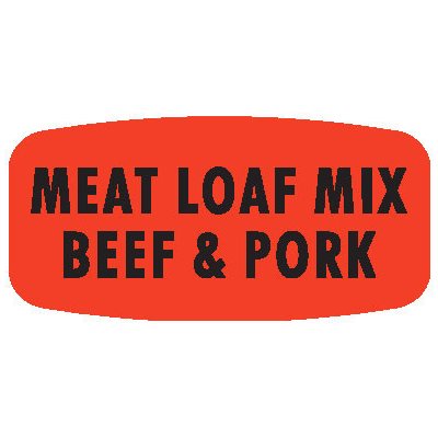 Meat Loaf Mxd w / Beef & Pork Label